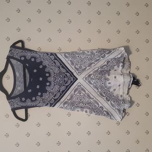 Lucky Brand Large Bandana Sleeveless Top